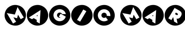 Magic Marbles font preview